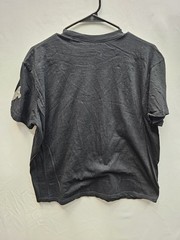 True Religion Metallic Logo Black S/S 100% Cotton T-Shirts Large Y2K
