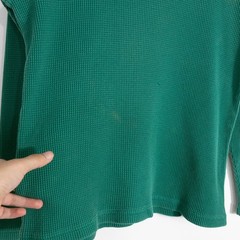 Vintage Y2K Tommy Hilfiger Thermal Shirt T Shirt Mens Medium – Distresed Green