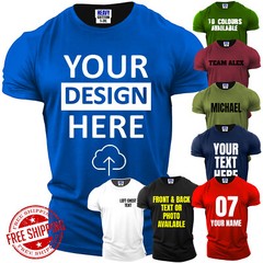 Personalized Customized Funny Mens T Shirt Your Name Here Your Logo USA New Gift