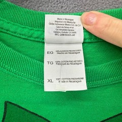 Formal Suit and Bow Tie T Shirt Extra Large Shamrock Green Gildan Heavy Cotton