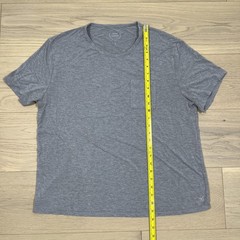 Cozy Earth Bamboo Lounge Pocket T-Shirt Tee Mens Size L Crew Neck Gray