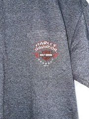 Harley Davidson Motorcycle Mens Medium T-shirt Fairbanks Alaska Farthest Outpost