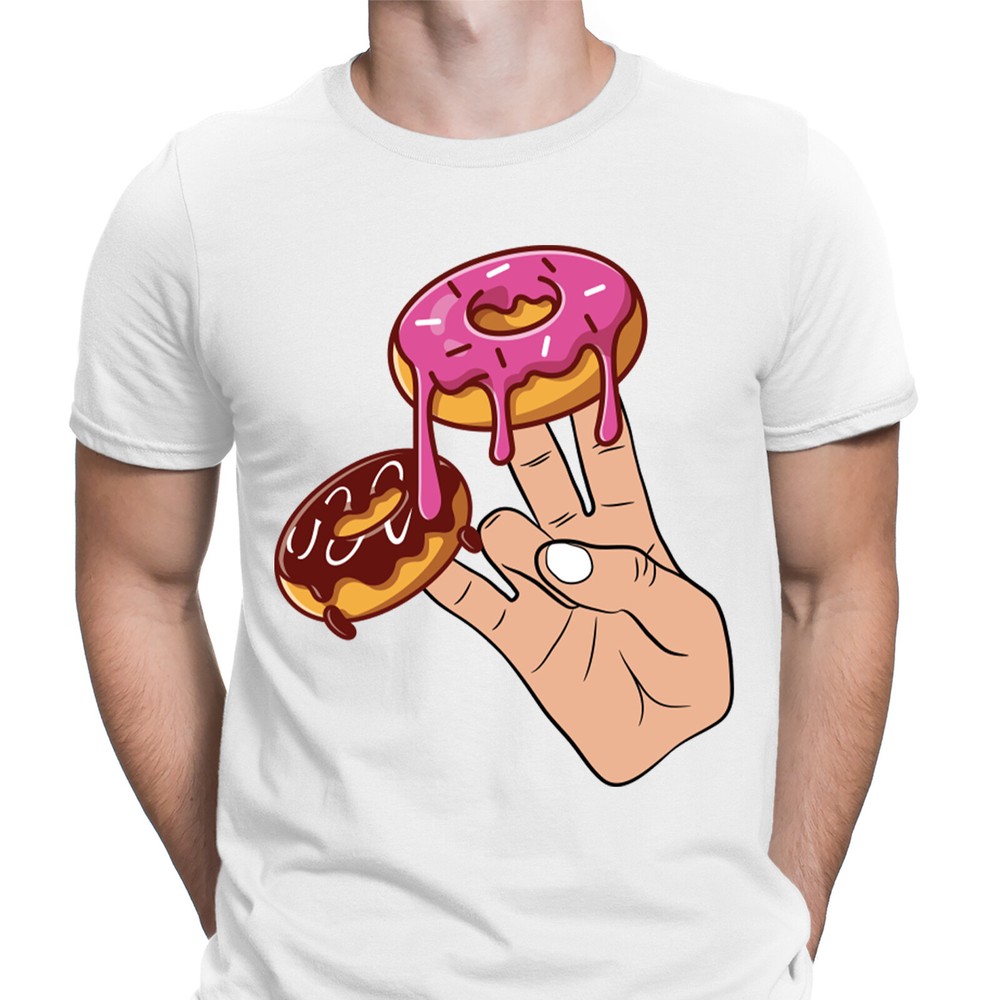 2 In The Pink 1 In the Stink Dirty Donut Funny Mens T-Shirts Tee Top