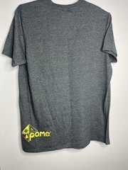Technicolor Tone Factory T Shirt Men L Slim Gray Poly-Cotton Blend POME Colorado