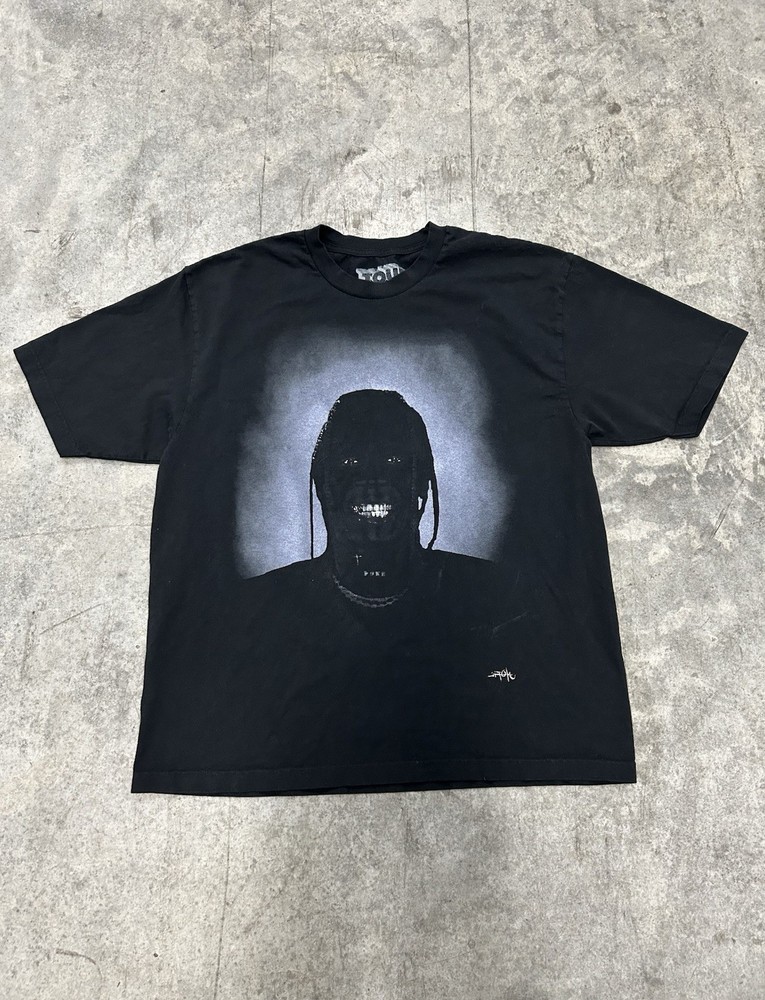 Travis Scott Utopia Circus Maximus Tour Shirt 1Pc Black L Free Ship