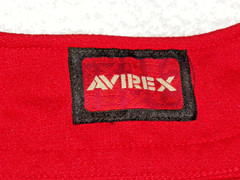 Avirex Red Sleeveless Baseball Jersey 3X Kanji Back Vintage Streetwear