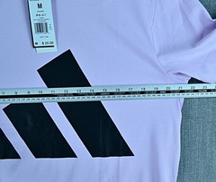 Adidas Shirt Men’s M Purple Essentials Big Logo Short Sleeve Tee NWT