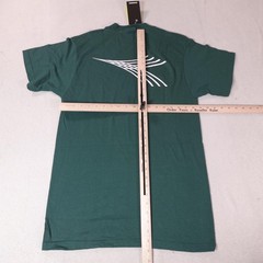 Diadora Shirt Mens Small Green Soccer Logo Outdoor Sports Exercise Gym Run New