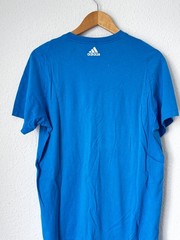 Adidas Men’s Essential Logo T-Shirt – Blue – Size M – Cotton – CZ7511