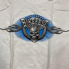 Bike Fest Shirt L 00s Y2k 2011 Las Vegas Motorcycle Biker Sleeveless Cutoff Tee