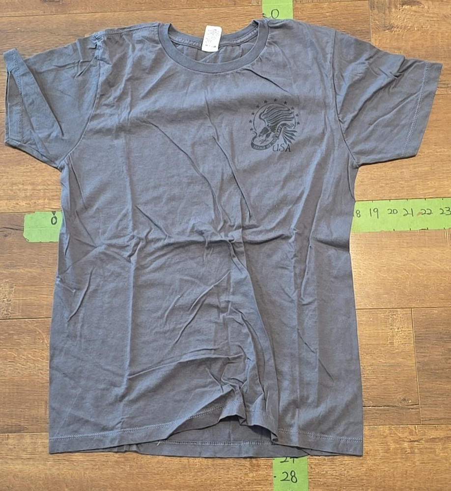 Pacific Home Of The Brave Eagle Graphic T-Shirt Men’s Size Medium Gray