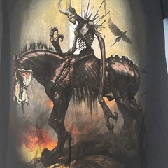 ROOSTER Teeth Studios RWBY Grimm Skeleton Horse Graphic T-Shirt, Size S