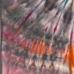 NEW Spiral Ice Tie Dye T-Shirt, Mens L Tank Top, Gray Rainbow