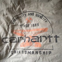 Carhartt Relaxed Fit Pocket Logo Men’s 4XL Gray Short Sleeve Crew Neck Tee