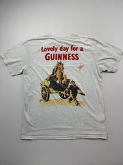 Guinness Shirt Mens Large Gray Lovely Day For A Guinness Graphic Tee Irish Beer