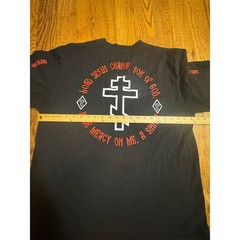 SC Irregulars 1984 Jesus Prayer Orthodox Cross Graphic T-Shirt Black XL USA Made