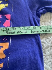 Tupac 29598 Men’s Purple “Me Against The World” Graphic Tee On 2Pac Label Sz L