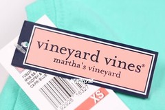 NWT Vineyard Vines Men SS Whale Pocket Crew T-Shirt Tee “SENDFISH & LEAVES WHL”