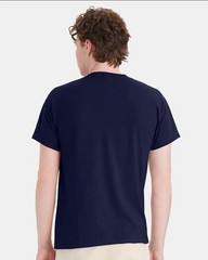 Hanes 5170 5XL EcoSmart Crewneck Short Sleeve Tee Pit to Pit 31″ Unisex Navy