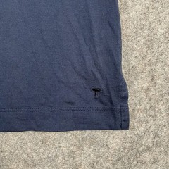 Left coast Tee T-Shirt Mens 2XL XXL Blue Crewneck Short Sleeve Pima Cotton