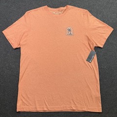 NWT Travis Mathew Graphic T Shirt Mens XL Soft Spanish Villa Crew Orang Golf