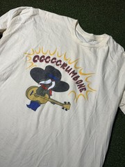 Vintage Uncle Pecos Tom And Jerry White Graphic T shirt D241