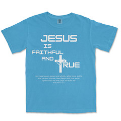 Faithful and True Shirt Bible Verse T Shirt Graphic Jesus Shirts For Men