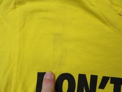 Nike “Don’t Sweat My Swag” T-Shirt Yellow Men’s Large Tee