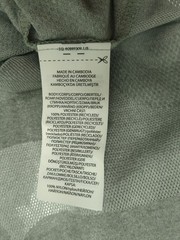 RLX Ralph Lauren Grey Camo T-Shirt, M, Recycled Polyester, Textured Weave