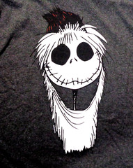 Cool!! Jack Skellington/Santa T-Shirt in Size Medium (SEE DESCRIPTION)