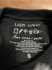 Lady Gaga Vanish Into You Mayhem Ball 2025/26 Tour T-Shirt Size Small NWOT