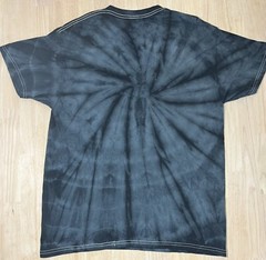 ( LG) NASA Dancing Astronaut Shirt Adult Black TIE DYE Graphic Tee NWOT
