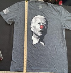 Shield Republic Shirt Mens XL Joe Biden Clown Nose Graphic Funny Tee Political