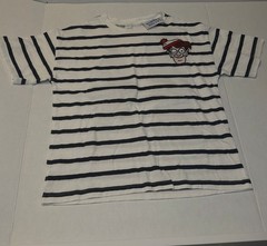 Zara Where’s Wally Wally Striped Knit Cotton Crew Neck T-Shirt Men’s 8