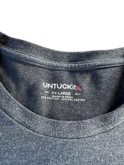 3 Pack-UNTUCKit Short Sleeve Crew Men’s T-Shirt – XXL Charcoal/Lt. Blu/Royal Blu