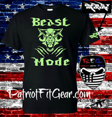 T-shirt,Beast Mode,Wolf,Exercise,Wellness,Fitness,Goal,#BeastMode,Motivation