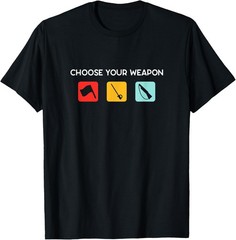Choose Your Weapon Color Guard Novelty T-Shirt