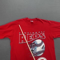 Vintage Starter Cincinnati Reds T Shirt Men’s Size L Single Stitch Short Sleeve
