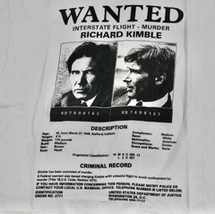 Vintage The Fugitive 1993 Movie Film Harrison Ford 90s Tommy Lee Shirt Large