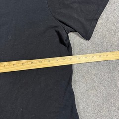 Gymshark T-Shirt Men XL Black GMST4546 Graphic Back Logo Athletic Stretch Tee