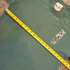 VTG Disney World Mens Medium Faded Green Tigger T-Shirt Double Sided 100% Cotton