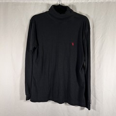Vintage Knights of Round Table Shirt Men’s Large Black Turtleneck Long Sleeve