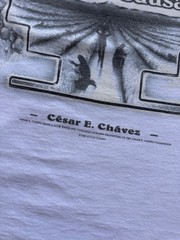 VTG 90s Aztlan Viva La Raza Mexico Cesar E. Chavez Legends Collection T-Shirt M