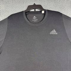 adidas T-Shirt Men’s XL Freelift Short Sleeve Logo Tee Crewneck Climalite Black