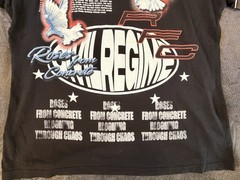Civil Regime Dove Logo Graphic Black Men’s M T-Shirt Crew Neck Short Sleeve
