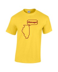 CHICAGO T-Shirt Multi Colors S-XL FREE S&H! hipster tourism cute fun souvenir