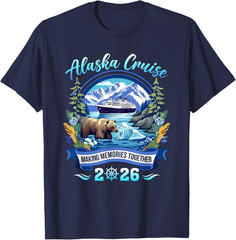 Matching Family Friends and Group Alaskan Alaska Cruise 2026 Unisex T-Shirt