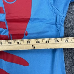 LRG Dead Serious Shirt Mens 3XL Blue Skeleton Lifted Research Group Kanye Glow