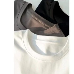 Mens 100% Cotton White T Shirts High Quality ,Gray Color Size X-large