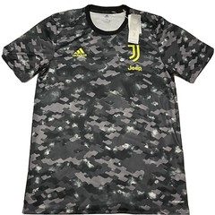Adidas Juventus Men’s Aeroready Soccer Prematch Jersey Black Gray Size M GR2934